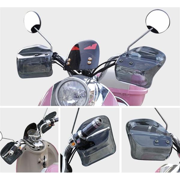 

parts a pair motorcycle protection windproof pvc plastic modification accessories simple installation lengthening widening universal