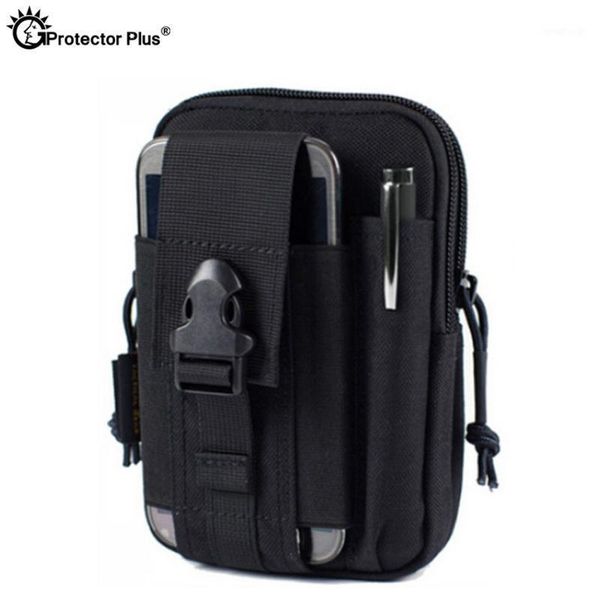 

protector plus tactical molle accessory bag belt waist phone pouch hiking climbing running travel multi-purpose packs1
