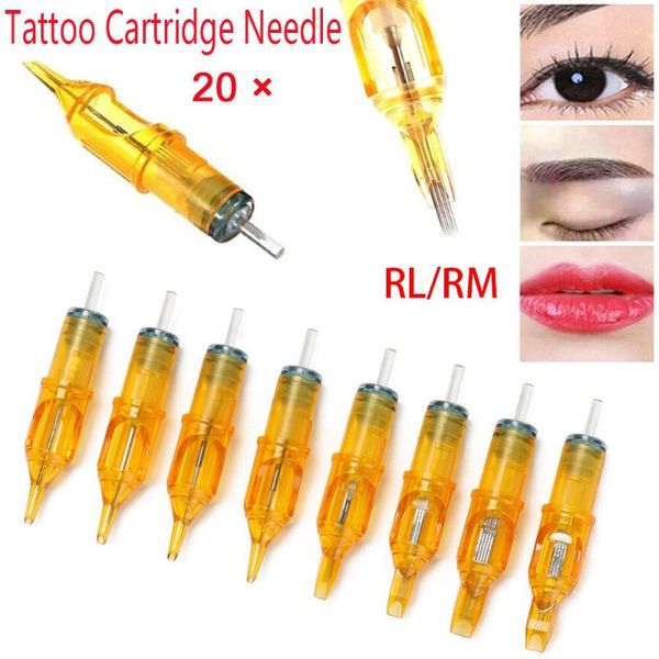 

tattoo needles 20pcs/box professional disposable standard length sterile needle stainless steel
