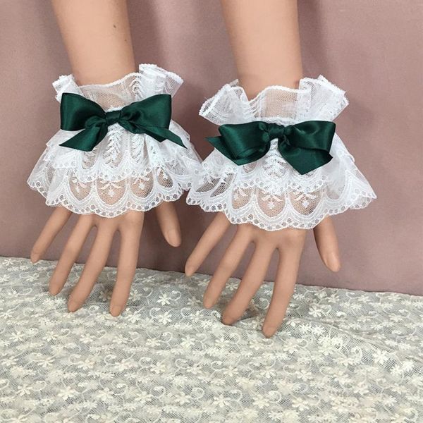 

tennis 13 colors lolita hand sleeves lace soft girl japanese sweet jewelry wrist decoration multi-color, Golden;silver