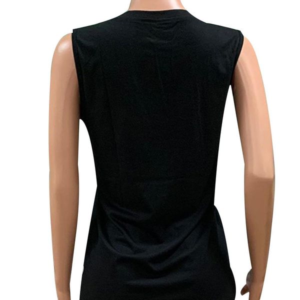 

american flag print women tank summer casual sleeveless t-shirt pullovers women sleeveless tanks crop haut femme, Gray