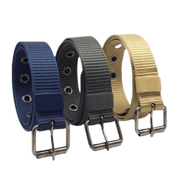 

tactical belt male student military training outdoor leisure sports pin buckle nylon canvas selling, Black;brown