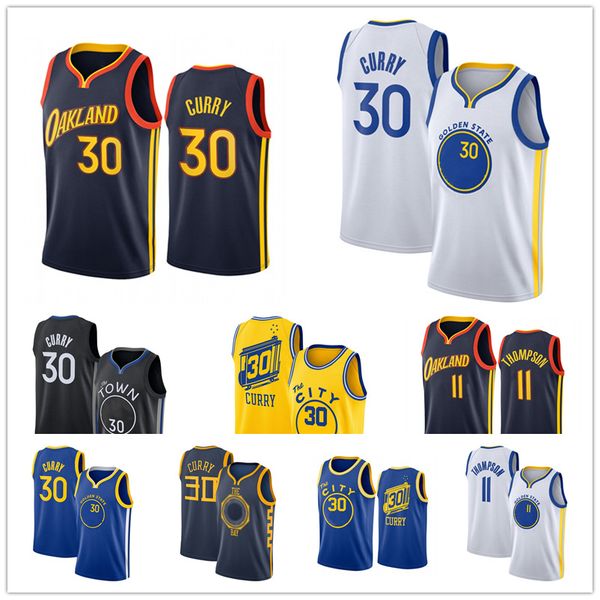

2021 basketball jersey30 stephen curry klay thompson jerseys, Black;red
