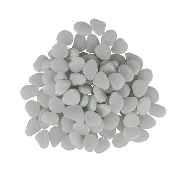 

decorations 200 pieces of luminous stone garden fish tank artificial pebbles