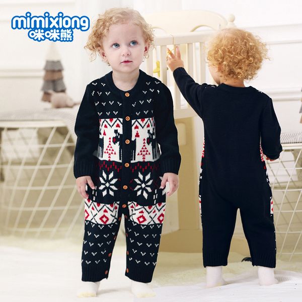 

factory wholesale children's christmas baby bodysuit autumn winter, Blue