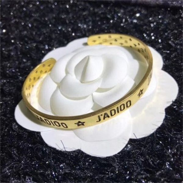 

70% off outlet online / new letter fashion net red same bracelet material, Black