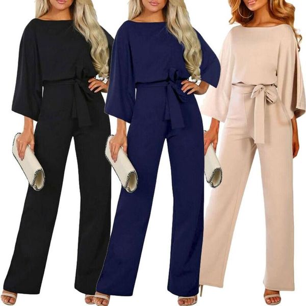 

women's jumpsuits & rompers womens jumpsuit romper long sleeve black playsuit clubwear outfit, Black;white