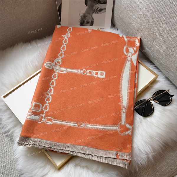 

women luxury designer cashmere scarf mens autumn classic warm soft scarfs shawl womens pashmina scarves blanket 180cm letter printed, Blue;gray