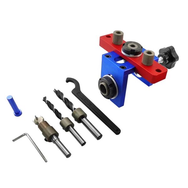 

professional hand tool sets x37e 3 in 1 woodworking pocket hole drill guide locator auxiliary positioning puncher