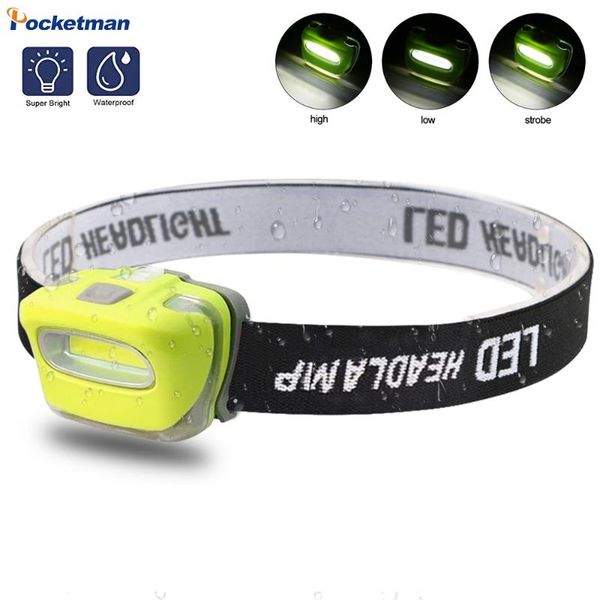 

headlamps pocketman headlamp torch head with 3 modes adjustable angle battery powered lightweight bright lamp