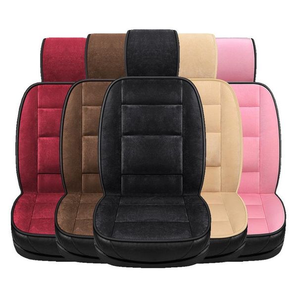 

seat cushions car cushion winter short plush monolithic three-piece cover warm rear hair interior