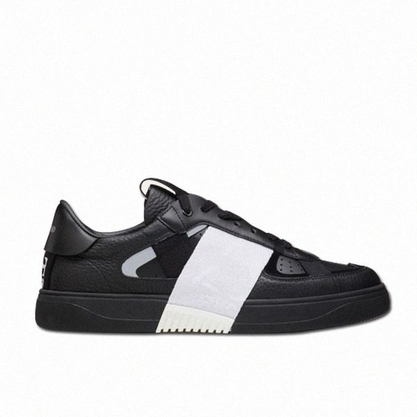 

seller men shoes casual shoes vltn progettista star same paragraph leather valentino inner wear-resistant flat shoes, Red;white