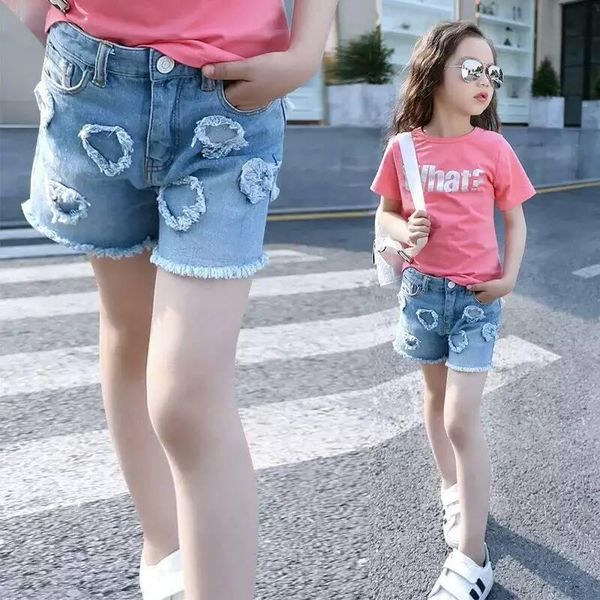 

shorts arrival summer baby girls fashion denim jeans kids spring, Black