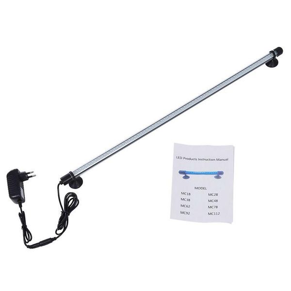 

aquariums lighting lamp tube waterproof aquarium fish 69 led blue 4w 100-240v
