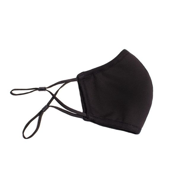 

factory outlet masks autumn and winter warm pure polyester roman cloth adjustable ear rope pluggable filter black fashion three-dimensional
