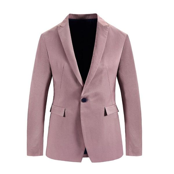 

men's suits & blazers fashion male suit casual slim fit blazer business plus size pink masculino long sleeve button clothing men 4xl, White;black