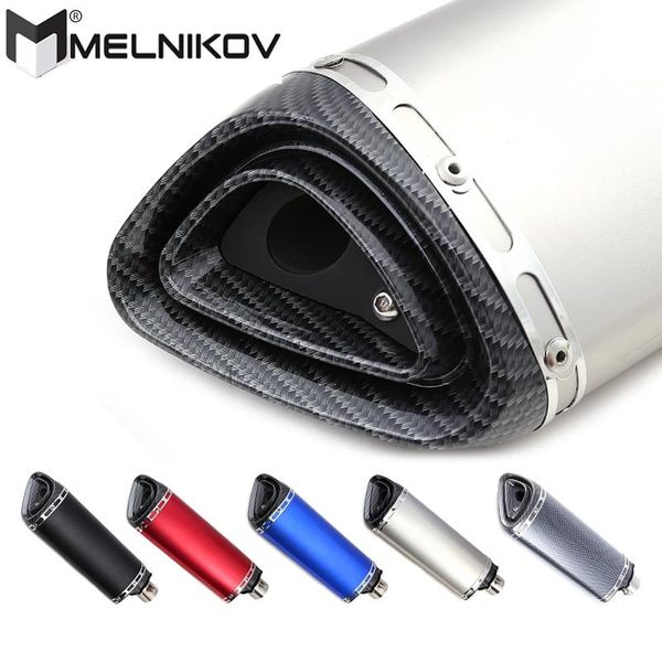 

motorcycle exhaust system 51mm universal modified scooter slip on muffler for hyosung gtr 250 gt 125 escape