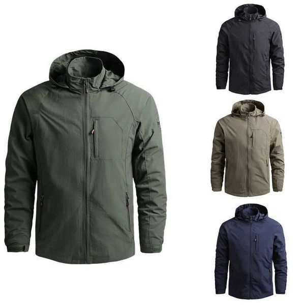 

2021 fashion mountaineering assault suit quick dry windbreaker outdoor sports jacket, Black;brown