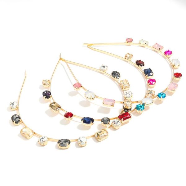 

hair clips & barrettes gdtomorrow european and american fashion temperament headband alloy accessories ladies party headwear headbands, Golden;silver