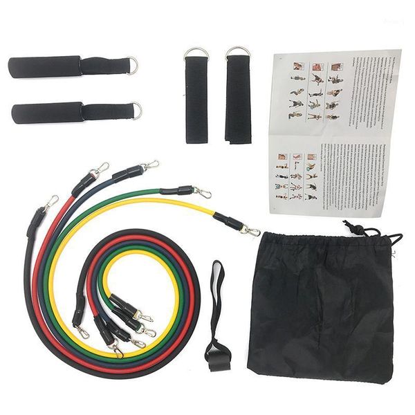 

resistance bands band set yoga pilates latex exercise fitness tube workout rubber stretch training home gyms workout1