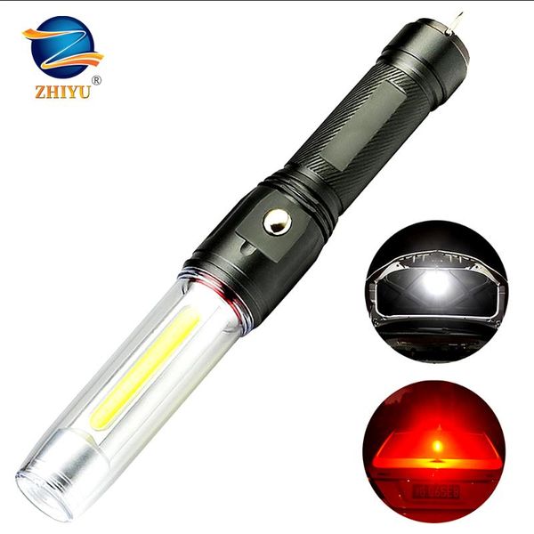 

usb rechargeable led xpe + cob lamp 3 lighting modes waterproof with magnet lamp auto repair work