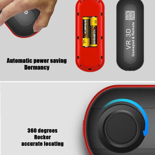 

mocute android gamepad joystick bluetooth remote vr controller vr game pad wireless joypad for pc smartphone for vr box pc phone