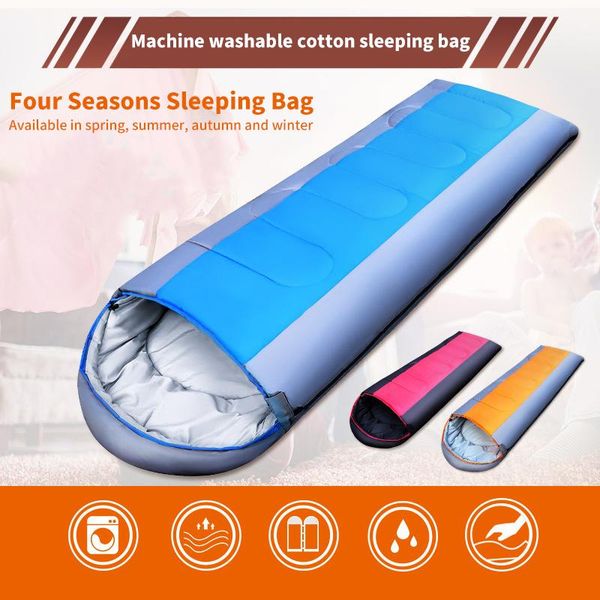 

2021 autumn and winter thickening outdoor camping pure cotton lunch break travel sleeping bag 2.2kg