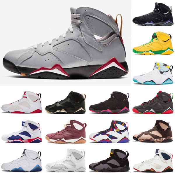 

2021 new jumpman 7s bordeaux hare raptor olympic ray allen men basketball shoes 7 patta sweater barcelona nights french blue sneaker, White;red