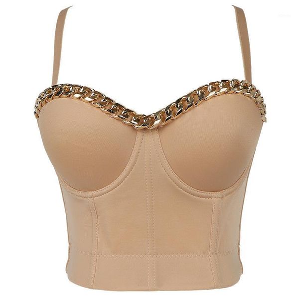 Rivetto Steampunk Lingerie sexy Corsetto da donna Top Bustini corti Crop Corsetto trasparente Abiti gotici neri Corsetti beige rossi