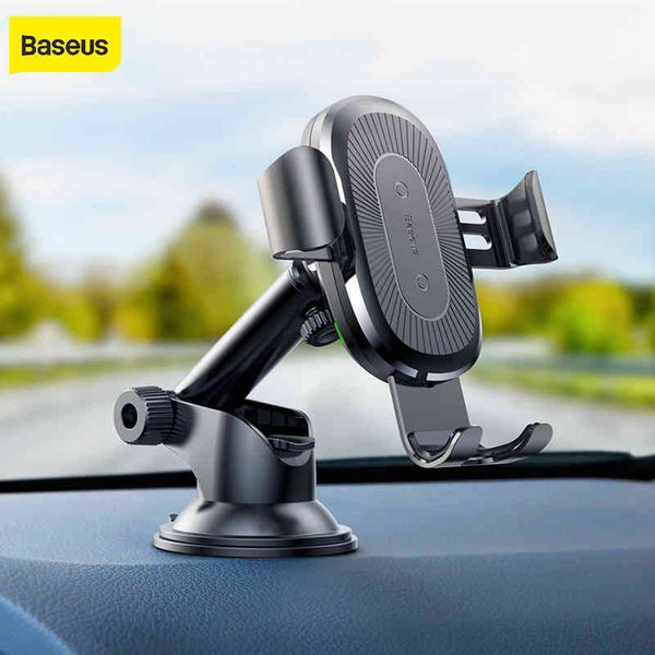 

baseus gravity car holder for iphone x samsung s10 s9 s8 mobile phone qi fast wireless charger