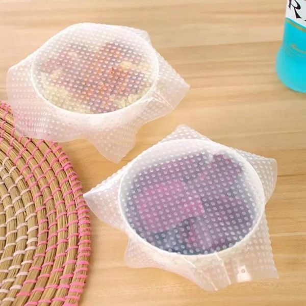 

food savers & storage containers grade keeping fresh wrap reusable high stretch silicone wraps seal vacuum cover