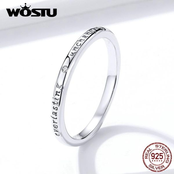 

cluster rings wostu 100% 925 sterling silver ever lasting for women wedding engagement zircon oath jewelry gift fnr094, Golden;silver