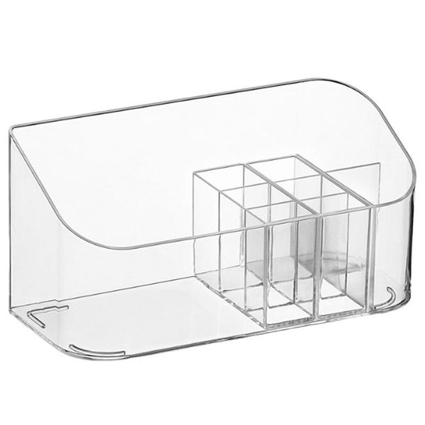 

cosmetic transparent storage box, compartment design, dormitory deskstudent dressing table container