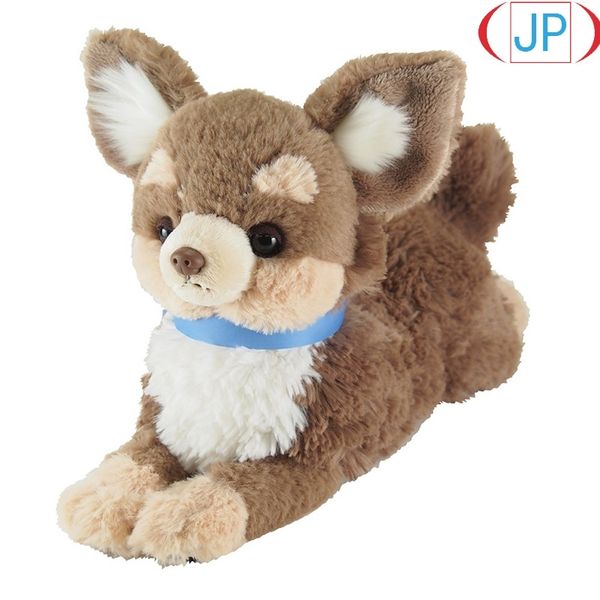 

selling lying posture chihuahua doll, cute dog accompanying doll