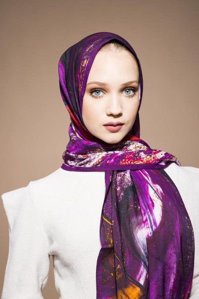 

scarves abstract pattern modal series along with shawl scarf hanger 75x200 cm, Blue;gray