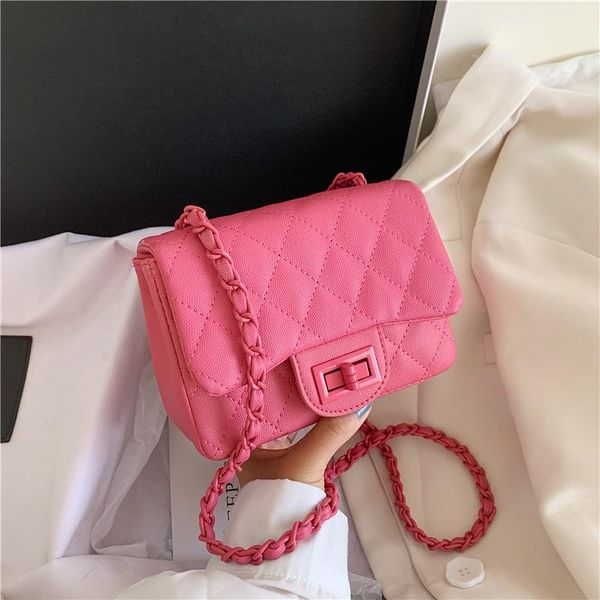 

shoulder bags women's fashion rhombic chain messenger bag all-match