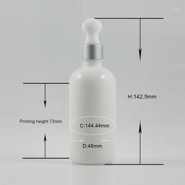 

storage bottles & jars essential oil bottle,100ml white glass bottle