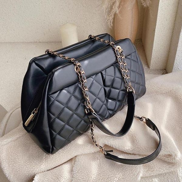 

female european fashion large tote bag 2021 new quality leather women's designer handbag large capacity shoulder messenger bag