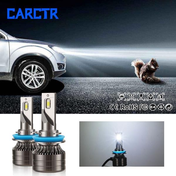 

car headlights carctr k7 12v led headlight super bright spotlight h4 h1 h7 h8 h9 h11 9005 9006 modified for