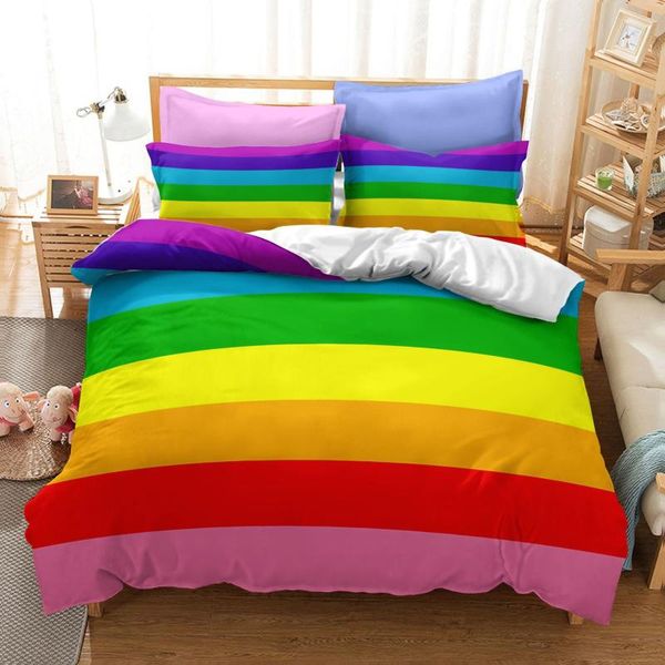 

bedding sets colorful geometric set for bedroom soft bedspreads comefortable duvet cover quality comforter covers and pillowcase
