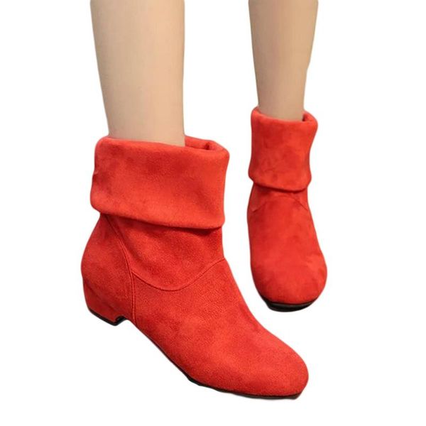 

boots 2021 autumn winter women scrub women's shoes fashion ankle comfortable, Black