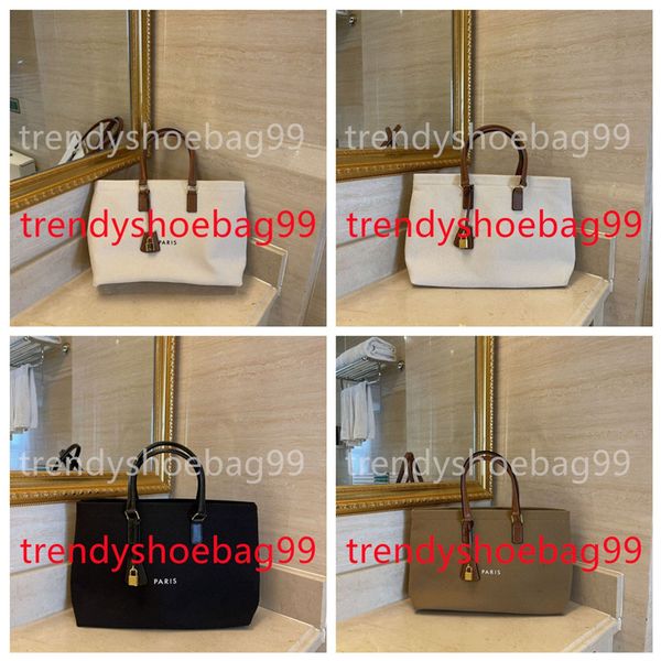 

womens designers shopping bag fashion lady canvas handbags large capacity handbag beach bags with lock