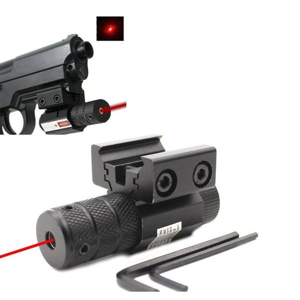 

compact tactical mini red dot laser sight scope fit picatinny rail mount 11mm 20mm gear equipment fs3bb cietq