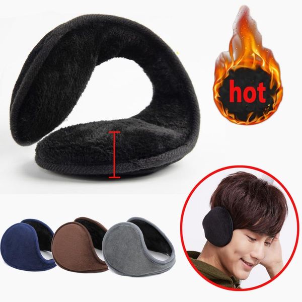

berets windproof earmuffs men women ear warm protector thicken plush winter fleece earmuff outdoor cycling warmer soft muffs, Blue;gray