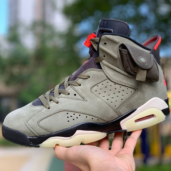 

2021 traviss scottss 6s medium olive 6s men basketball shoes tinker black infrared cactus jacks mens sports sneaker