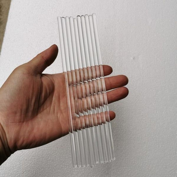 

10pcs/lot 6.0*200mm round glass stick without holes prism diy chandelier crystals lamp l&guest room lighting accessories