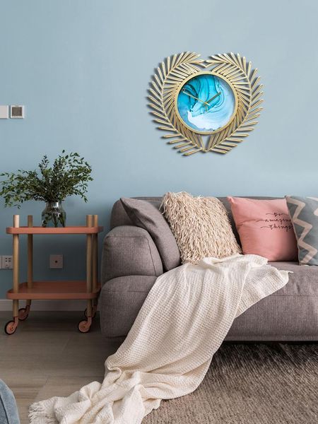 

wall clocks creative art clock nordic iron silent luxury minimalist quartz personality relogio parede home decorative 50