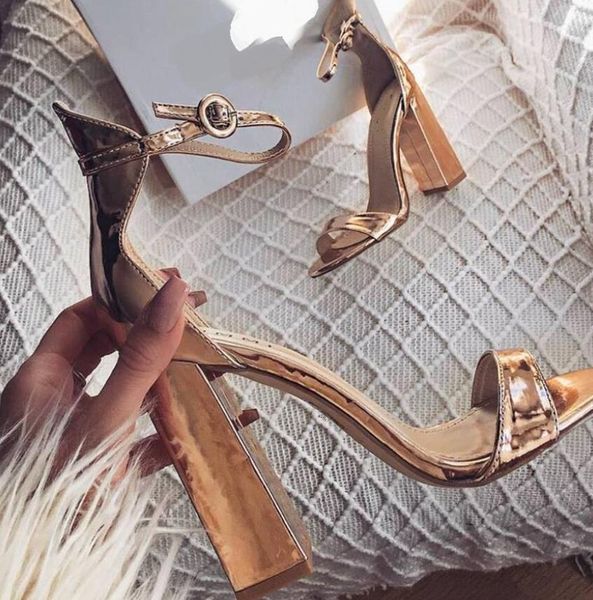 

2021 new classics fashion novelty women solid hoof heels summer shoes ankle strap peep toe super high ladies sandals ajsu, Black