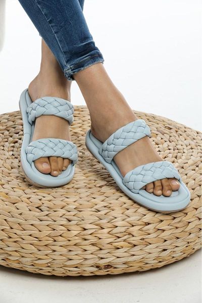 

sandals puff tressia blue, Black