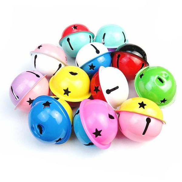 

cat toys 1 pc random two color baking paint 4cm bell pendant vocal toy accessory